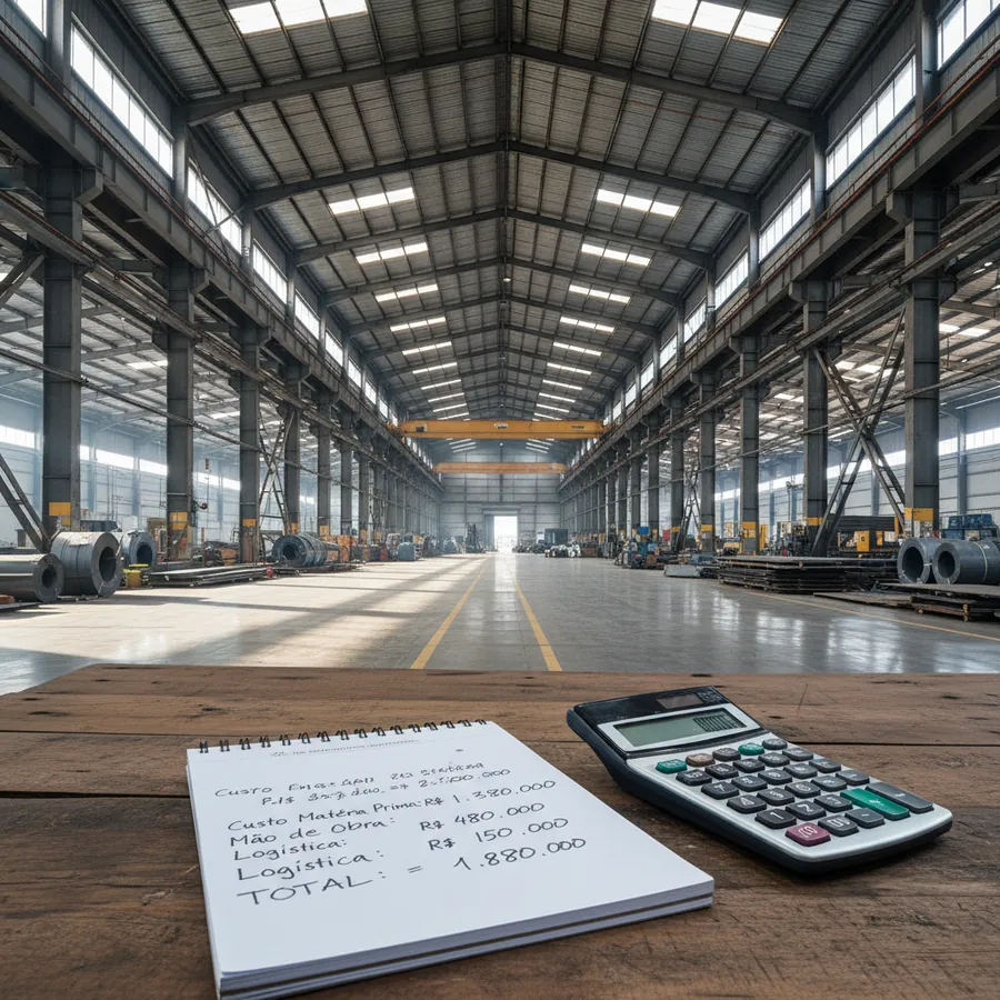 Quanto custa projeto de estrutura metálica