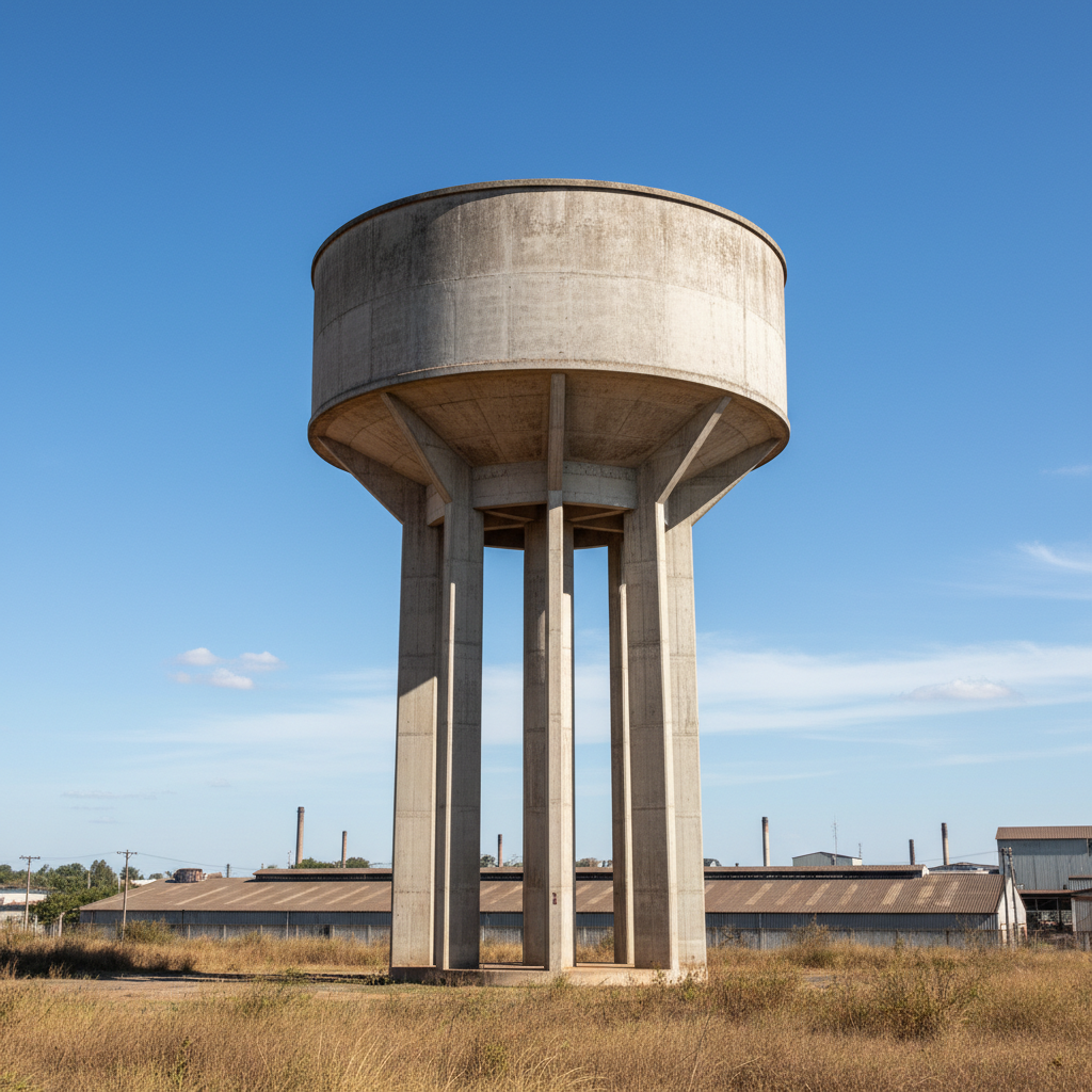 Reservatório elevado em concreto armado calculado conforme NBR 6118
