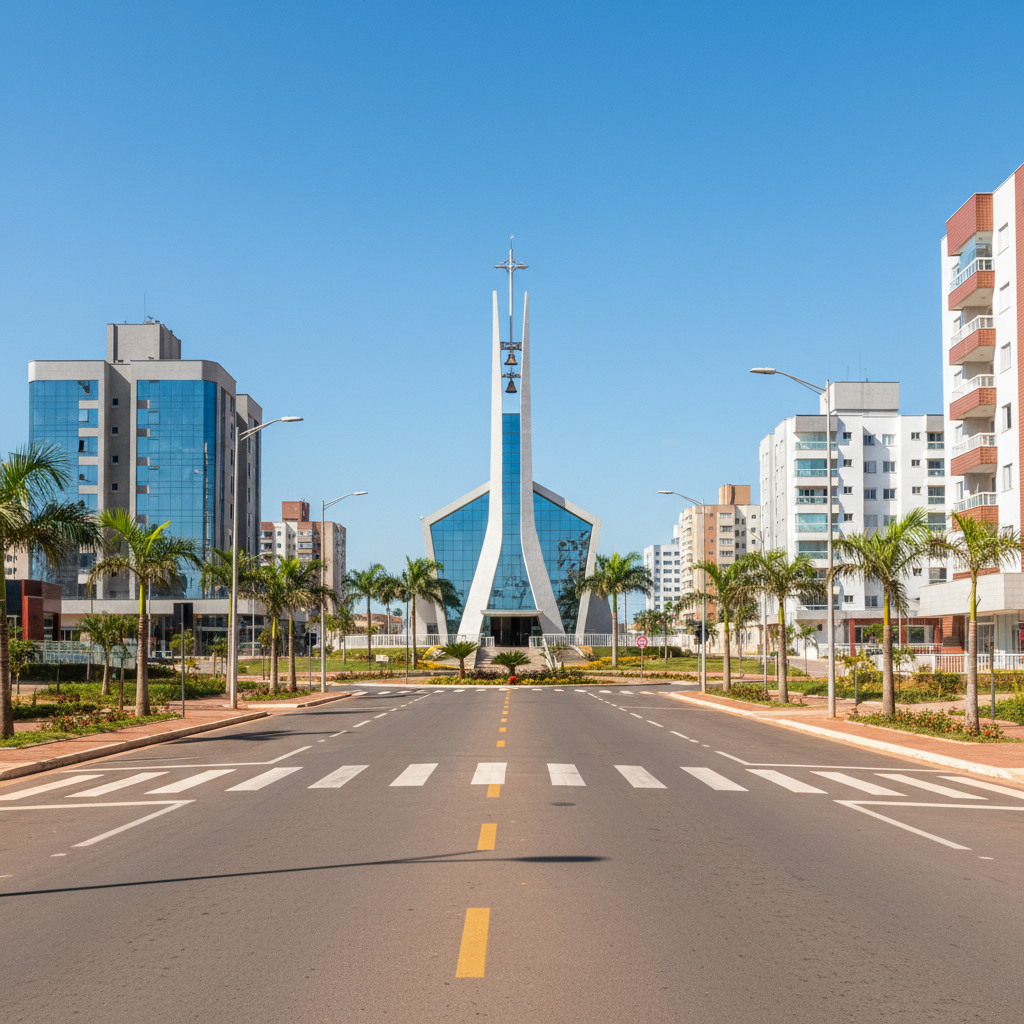 Águas Lindas de Goiás/GO — região atendida pelo Eng. Fábio Junior Martins, calculista estrutural