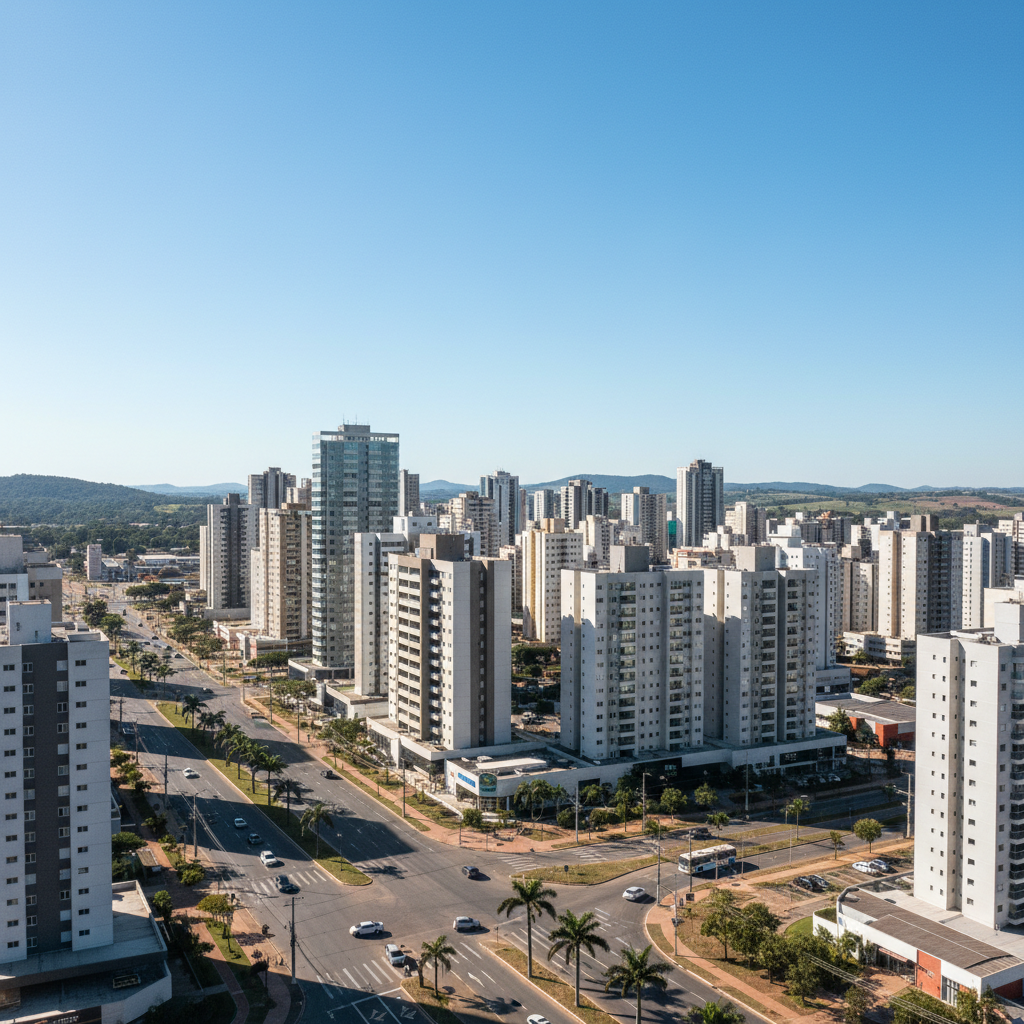 Aparecida de Goiânia/GO — região atendida pelo Eng. Fábio Junior Martins, calculista estrutural