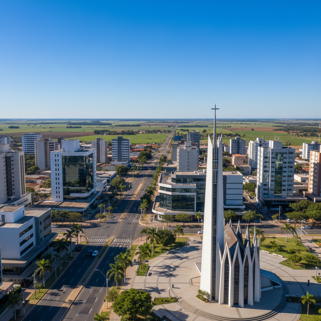 Primavera do Leste/MT — região atendida pelo Eng. Fábio Junior Martins, calculista estrutural